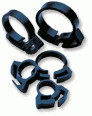 Two Little Fishies Ratchet Hose Clamps 6 pack - 1 Inch - The Pet Source