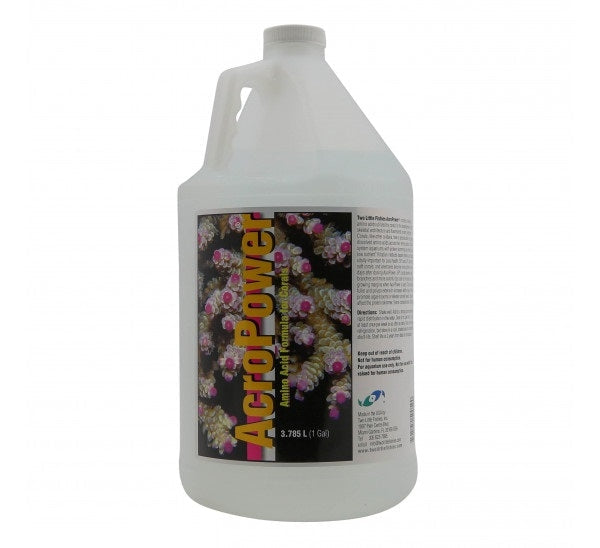 Two Little Fishies Acropower Amino Acids for SPS Corals 1 Gal - The Pet Source