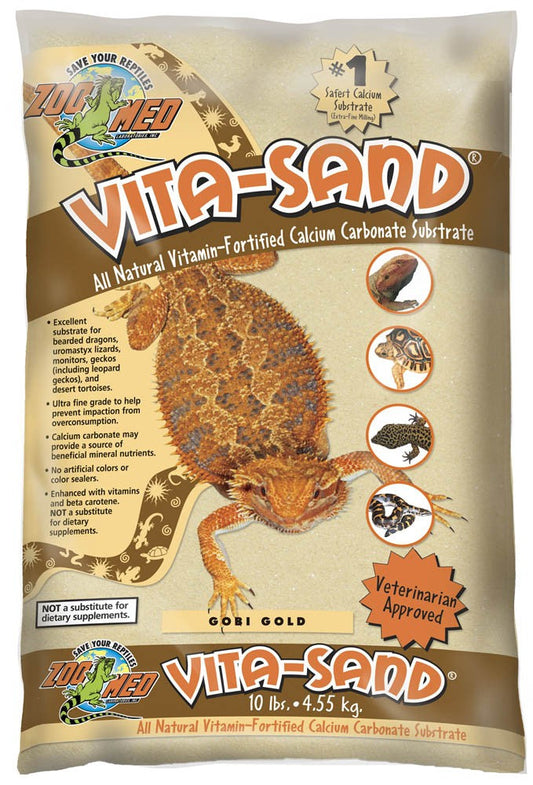 Zoo Med Vita-Sand Gobi Gold - 10 lb - The Pet Source