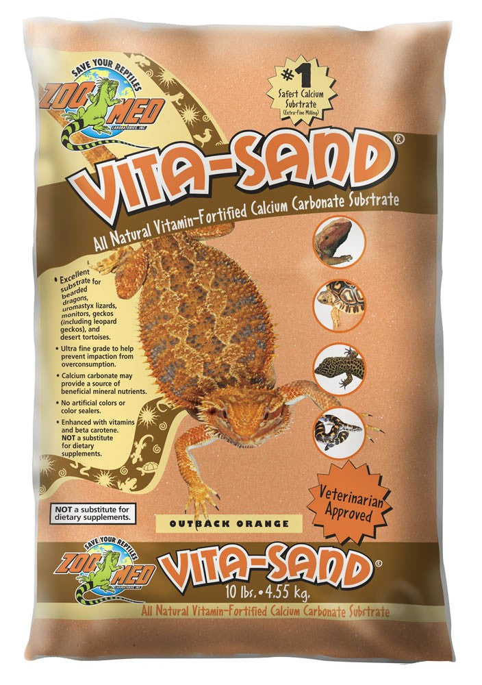 Zoo Med Vita-Sand Outback Orange - 10 lb - The Pet Source