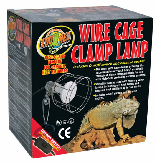 Zoo Med Wire Cage Clamp Lamp - The Pet Source